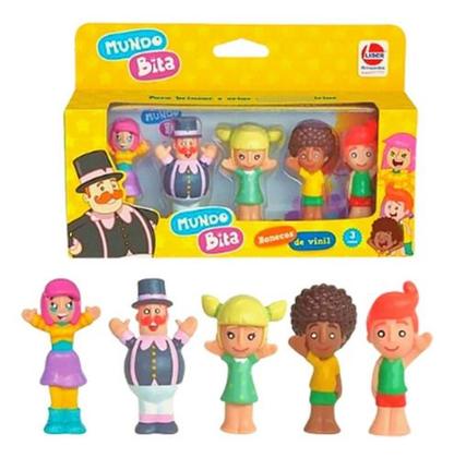 Imagem de Dedoches Turma Do Mundo De Bita 5 Fantoches Miniaturas