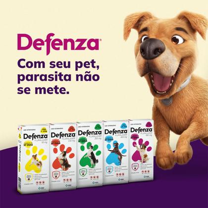 Imagem de Defenza 100mg MSD Antiparasitário para Cães 4,5 a 10Kg - 1 Comprimido