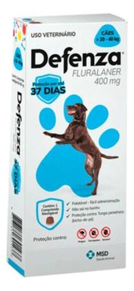 Imagem de Defenza 400mg caes 20 a 40kg msd azul
