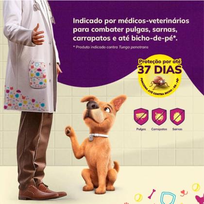 Imagem de Defenza Antipulgas Carrapatos E Sarna 400mg Cães 20 A 40kg - MSD