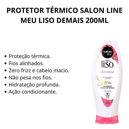 Imagem de Defrizante Protetor Térmico Salon Line Meu Liso Demais 200ml