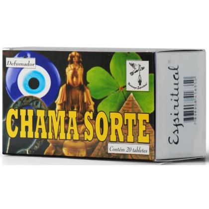 Imagem de Defumador De Ambiente Incenso Chama Sorte Caixa Com 20