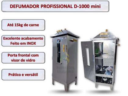 Imagem de Defumador Profissional Inox Modelo D-1000 mini