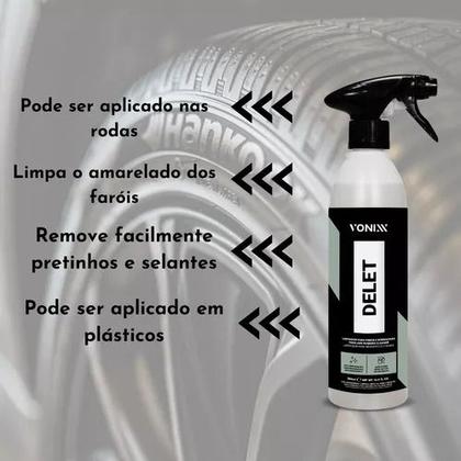 Imagem de Delet Vonixx Limpador Para Pneus E Borrachas 500ml