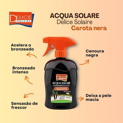 Imagem de Delice Solaire Acqua Solare Carota Nera - Água Bronzeadora 500ml