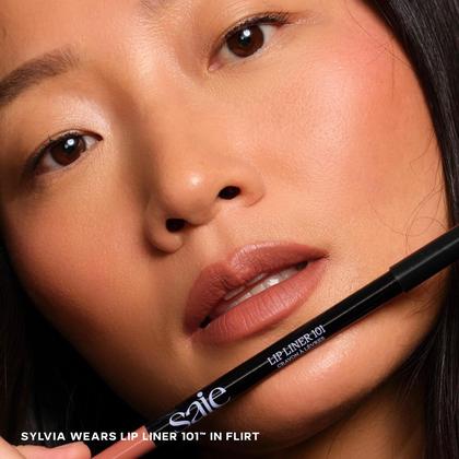 Imagem de Delineador de lábios Saie Lip Liner 101 Flirt com manteiga de karité e óleo de jojoba