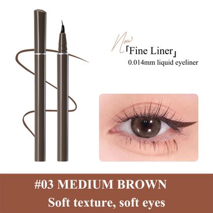 Imagem de Delineador líquido Judy Doll Ultra Fine Waterproof Brown 03