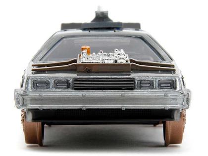 Imagem de Delorean Back To the Future 3 versão trilho Jada 1/32