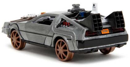 Imagem de Delorean Back To the Future 3 versão trilho Jada 1/32
