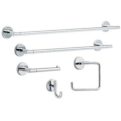Delta Faucet 75918 Trinsic, 18 polegadas Towel Bar, Chrome, 18 polegadas Imagem de Delta Faucet 75918 Trinsic, 18 polegadas Towel Bar, Chrome, 18 polegadas