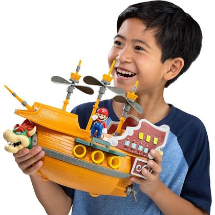 マリオワールド バンプレスト 14 キラ Banpresto Deluxe Bowser's Airship Playset Super Mario World Barco - Playsets