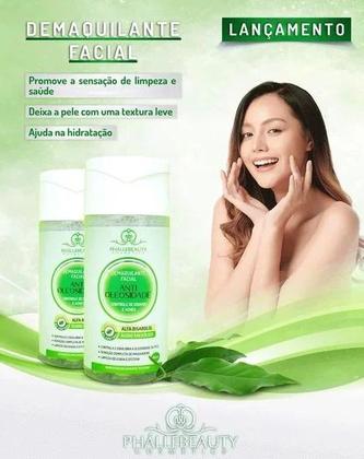 Imagem de Demaquilante facial anti oleosidade phallebeauty