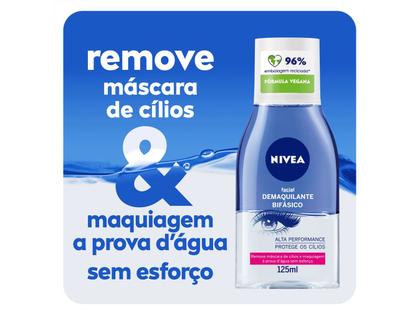 Imagem de Demaquilante Facial Bifásico Nivea Alta Performace 125ml