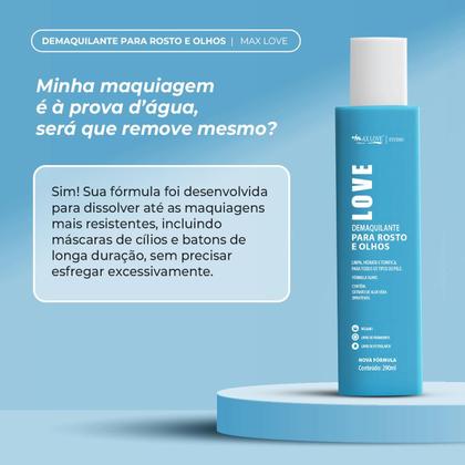 Imagem de Demaquilante para o Rosto e Olho - Max Love