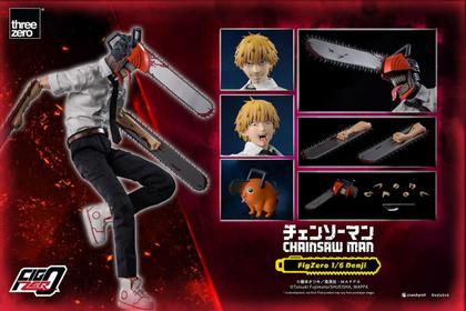 Denji - Chainsaw Man - Figzero 1/6 - Threezero - Colecionáveis