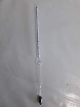 Imagem de Densímetro Uso Geral 0,700 A 1,000 G/cm3 + Proveta 250 Ml