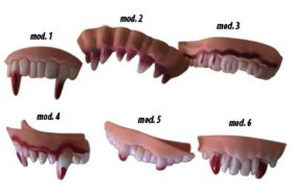 Imagem de Dentadura Látex Monstro Mod 4 D+
