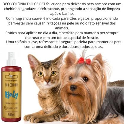 Imagem de Deo Colônia Para Cães e Gatos 500ml - Dolce Pet