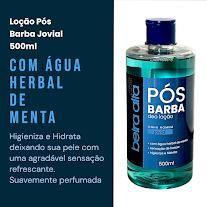 Imagem de Deo Loção Após Barba Beira Alta Jovial Homem 500ml - Kit c/ 3 Unidades