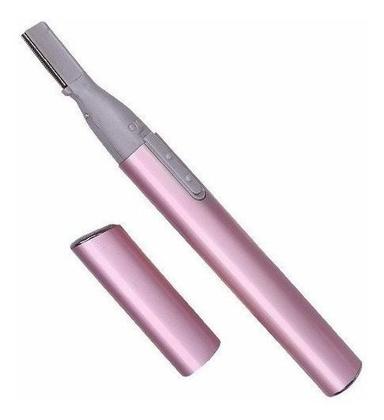 Imagem de Depilador Aparador Pelos Feminino Depilação Portatil Sobrancelha Rosa