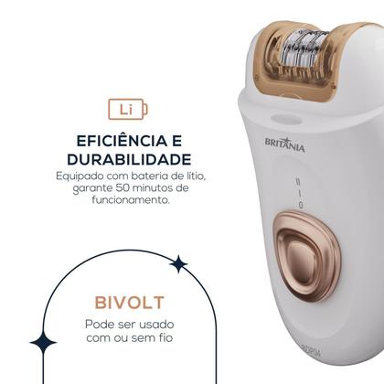 Imagem de Depilador britania bivolt 4 acessorios bdp04