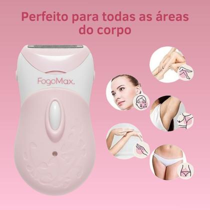 Imagem de Depilador Elétrico Íntimo Feminino 3 Em 1 Profissional Recarregavel Lavável e Higiênico Precisão