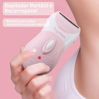 Imagem de Depilador Elétrico Íntimo Feminino 3 Em 1 Profissional Recarregavel Lavável e Higiênico Precisão