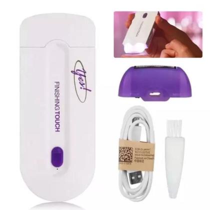 Imagem de Depilador led efeito laser removedor de pelos sensor recarregavel