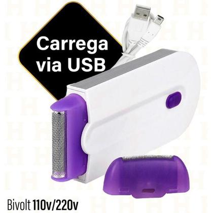 Imagem de Depilador Portátil A Laser Corporal Recarregável USB Portátil