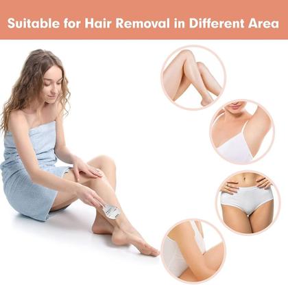 Imagem de Depiladora de cabelo elétrica VGR 5EN1 para mulheres - branca