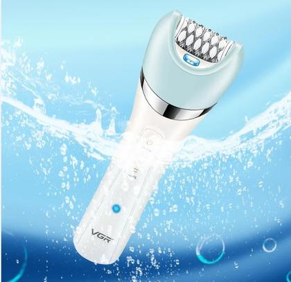 Imagem de Depiladora de cabelo elétrica VGR 5EN1 para mulheres - branca