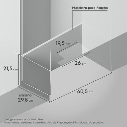 Imagem de Depurador de Ar Electrolux 60cm Retrátil Inox Efficient com Luz de Led (DE6RS)