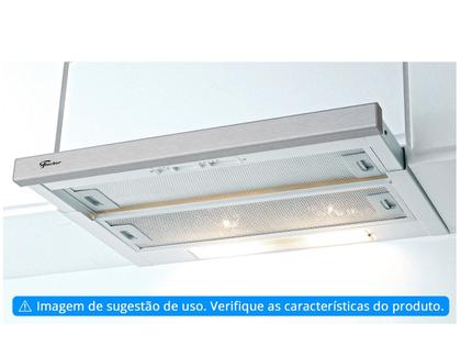 Imagem de Depurador de Ar para Embutir Fischer Slim, 60 cm, Branco - 5760-10336