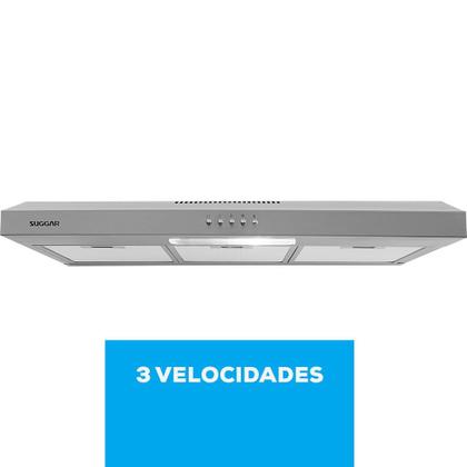 Imagem de Depurador de ar suggar 80cm slim 3 velocidades. cor inox dps181ix - dps182ix