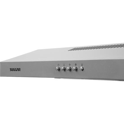 Imagem de Depurador E Exaustor De Ar Suggar Slim 60cm 3 Velocidades Prata