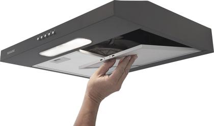 Imagem de Depurador E Exaustor De Ar Suggar Slim 80cm 3 Velocidades Titanium