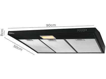 Imagem de Depurador e Exaustor Philco 90cm 3 velocidades PDR90P Preto