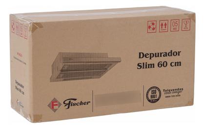 Imagem de Depurador Embutir 60cm Branco E Inox Slim 127v - Fischer