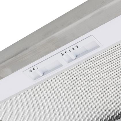 Imagem de Depurador Embutir 60cm Branco E Inox Slim 220v - Fischer