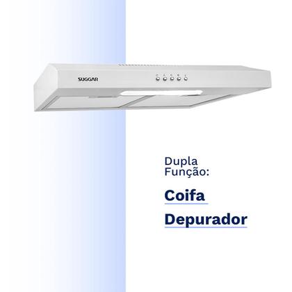 Imagem de Depurador Exaustor Slim 60Cm Branco DPS162BR Suggar 220V