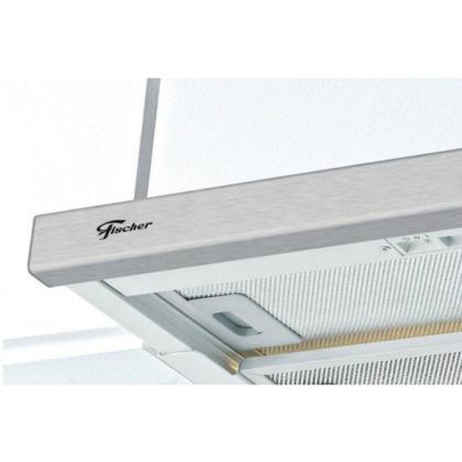 Imagem de Depurador Slim Fischer 5760 60cm 3 Velocidades Aço Inox Escovado Branco 110V
