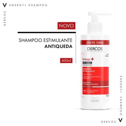 Imagem de Dercos Energy+ Shampoo Estimulante Antiqueda 400g Ganhe 100ml