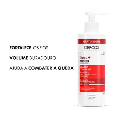 Imagem de Dercos Energy+ Shampoo Estimulante Antiqueda 400g Ganhe 100ml