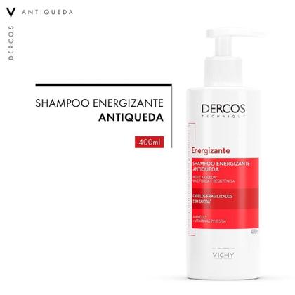 Imagem de Dercos Shampoo Energizante Vichy - Shampoo para Enfraquecimento Capilar e Queda