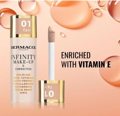 Imagem de Dermacol Infinity Make-up & Corrector 01 Fair