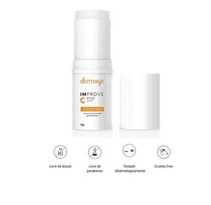 Imagem de Dermage Improve C Stick Glow Antioxidante e Hidratante 16g