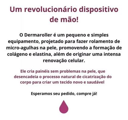 Imagem de Dermaroller 0.5mm 540 Agulhas Derma Roller System