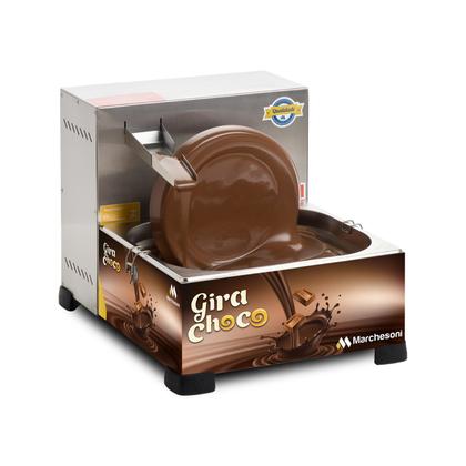 Imagem de Derretedeira de Chocolate Elétrica Gira Choco 5kg Cuba Inox Marchesoni