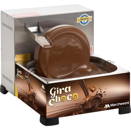 Imagem de Derretedeira de Chocolate Elétrica Gira Choco 5kg Cuba Inox Marchesoni