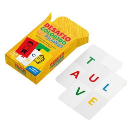 Imagem de Desafio Colorido das Palavras Estimular vocabulário Memória